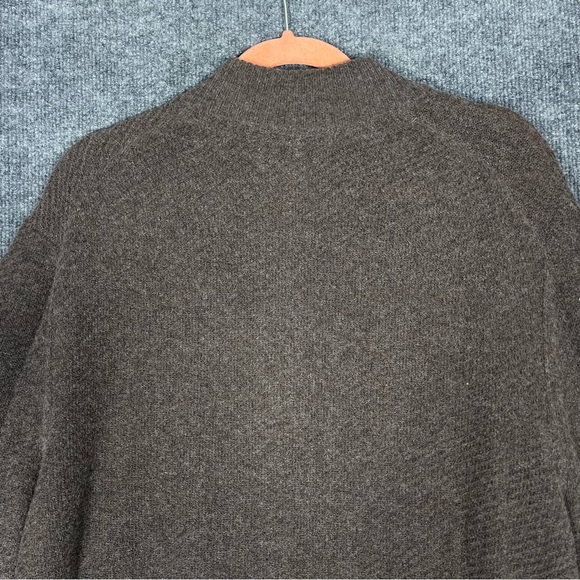 NWT Joseph Abboud Mens 2XLT Mock Neck Henley Sweater Wool Blend Button Pullover - Picture 3 of 8